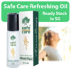 Pack of 12 bottles of 10ml Safe Care Aromatheraphy Roll On Ointment (Refreshing Oil) - Safecare Fast Relieve from Headaches and Nausea